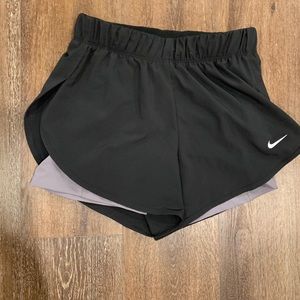 Nike running shorts with built in spandex